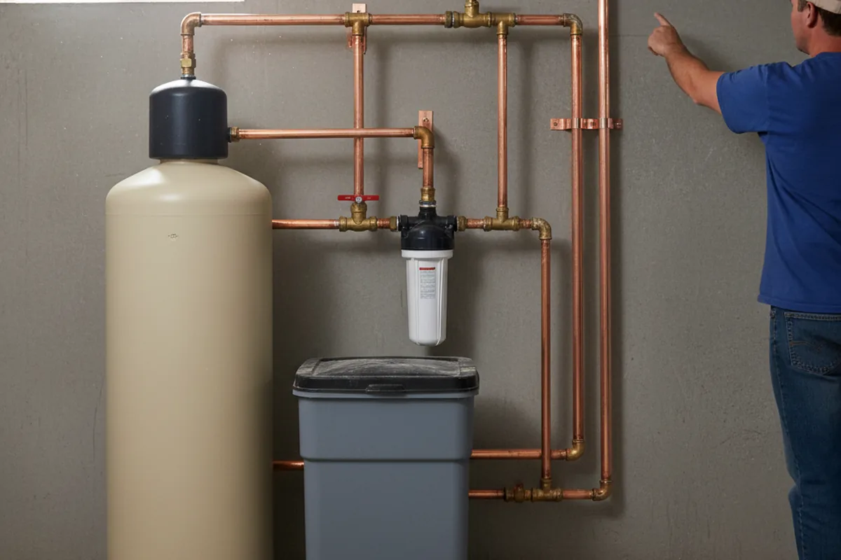 Whole-house water treatment system installed in Alburtis